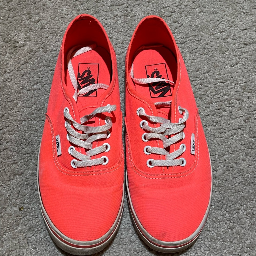 Vans Authentic Neon Pink Sneakers